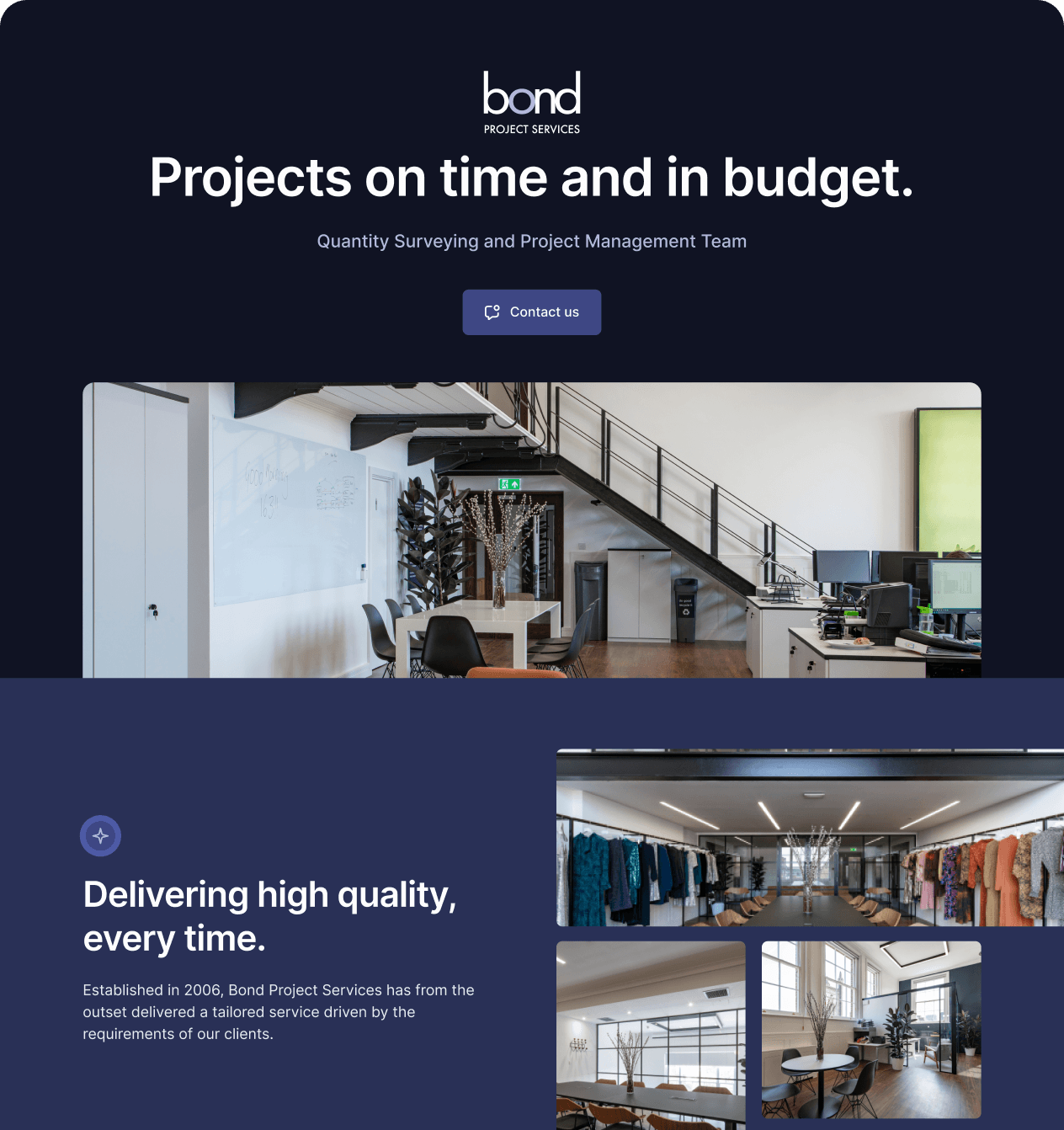 From SMEs to large corporations, we can provide a fully customised solution to perfectly accommodate your project.